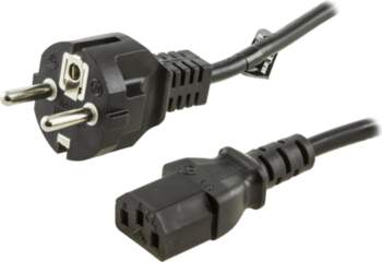 Kabel  Deltaco CEE 7/7 (męski)  do