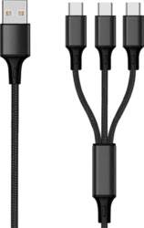 Kabel USB 2GO USB-A - 3x