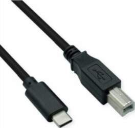 Kabel USB Roline USB-C - USB-B