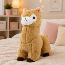 LeanToys   Lama    Futerko Kremowa 38 cm