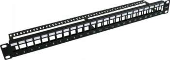 MicroConnect 19" Blank patch panel, 24port