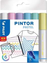 Pilot MARKER PERMANENTNY M  6  PASTELOWYCH