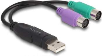 USB Delock USB-A - PS/2 x2