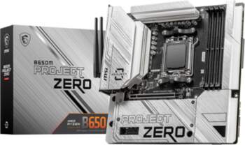Mātesplate MSI B650M PROJECT ZERO AMD