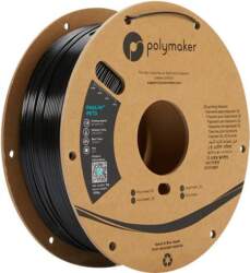 Polymaker PETG materiāls PolyLite Black, 1kg