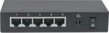 INTELLINET Switch 5x GE 4x PSE