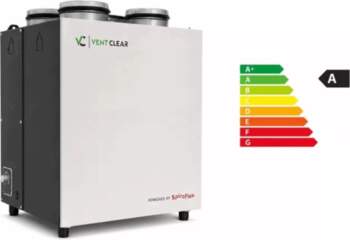 Vertikāls ventilators SpiroFlex rekuperatoram Vent Clear