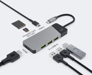 Green Cell Hub adapter USB-C Connect