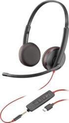 Austiņas Poly Blackwire C3225 Stereo USB-C
