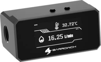 Barrow plūsmas mērītājs OLED - Black