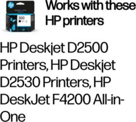HP 300      Black             Tintenpatrone 4ml |