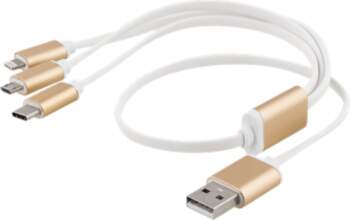 Cable EPZI USB-C, lightining, micro USB