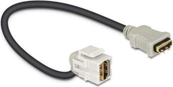 DE-LOCK Keystone module with cable DeLOCK