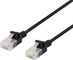 DELTACO U/UTP Cat6a patch cable, slim