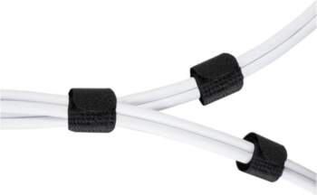 Hook and loop fastener cable ties