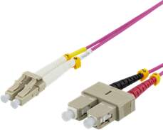 OM4 fiber cable LC - SC
