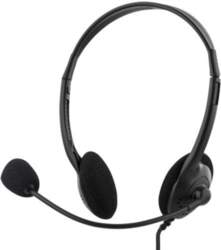 DELTACO headset, volume control on cable
