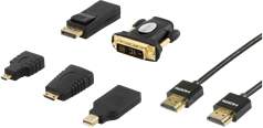 Adapter DELTACO HDMI / DP /