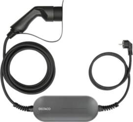 DELTACO e-Charge, kabelis Mode2, Schuko -