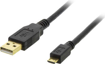Mob. telefona kabelis DELTACO USB 2