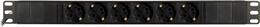 Power strip 19 Deltaco, 2m, 6xCEE