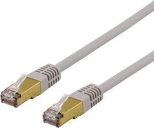 DELTACO S/FTP Cat6a patch cable, delta