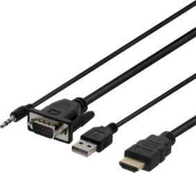 DELTACO VGA & Audio - HDMI