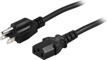 Cable DELTACO between device and wall