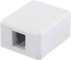 DELTACO Surface wall outlet for Keystone