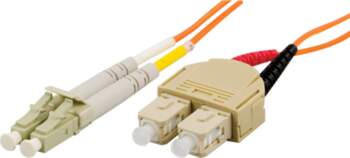 Fiber cable DELTACO OM1, LC -