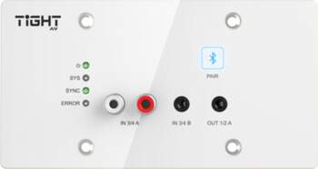 Bluetooth dante wall interface TIGHT AV