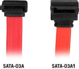 Cable DELTACO, SATA/SAS, angled (down) straight