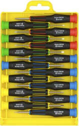 Precision chisel kit, 15 chisels, grooves