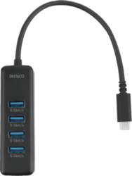 USB-C hub DELTACO, 5 Gbps, 4x