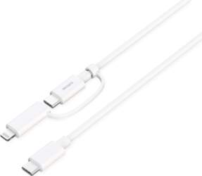 USB-C - USB-C + Lightning adaptor