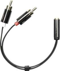 Adapteris DELTACO 3.5 mm F