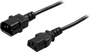 DELTACO extension cable, straight IEC 60320