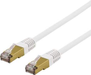 DELTACO S/FTP Cat6a patch cable, delta