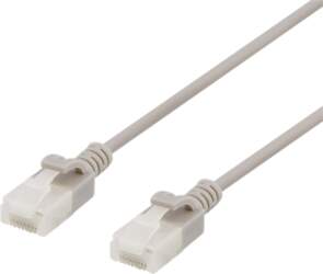 DELTACO U/UTP Cat6a patch cable, slim