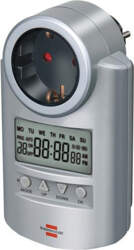 Timer for grounded outlets, 12/24h setting