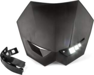 STR8 LED Enduro Headlight Black STR-599