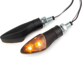 STR8 LED pagrieziena rādītāji, melni /