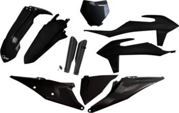 Plastic Kit with fork guards KTM