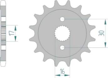 Front Sprocket Afam 428 / 15