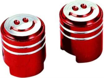 Standard Parts Vārstu vāciņi Smiley sarkans