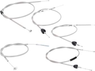 Standard Parts Bowdena kabeļu komplekts pelēks