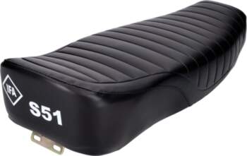 Standard Parts Sēdeklis Enduro stepēts melns