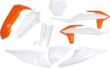 Plastic Kit with fork guards KTM