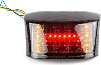 Aizmugurējais lukturis STR8 ar LED pagrieziena