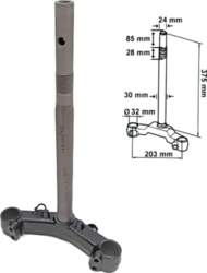 Standard Parts Trīs skavas Orbit 2